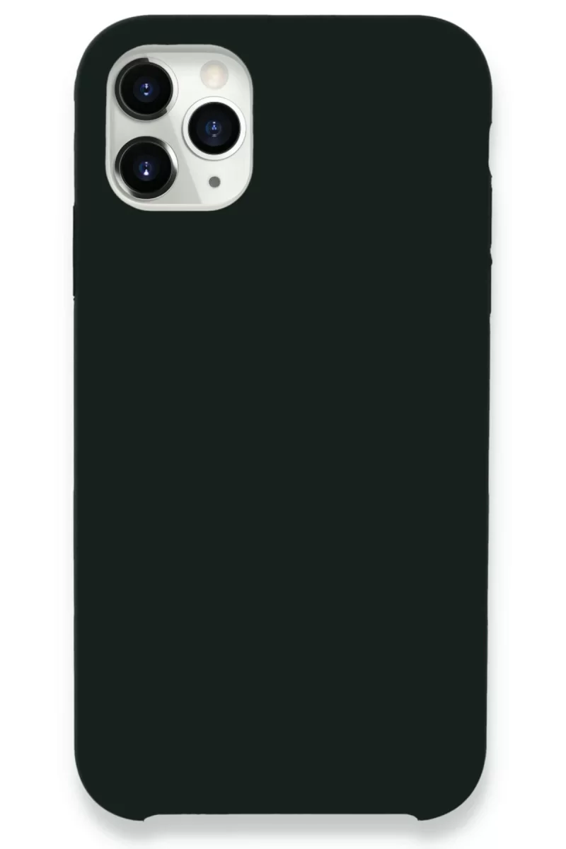 Newface Apple iPhone 11 Pro Kılıf Lansman Legant Silikon - Koyu Yeşil