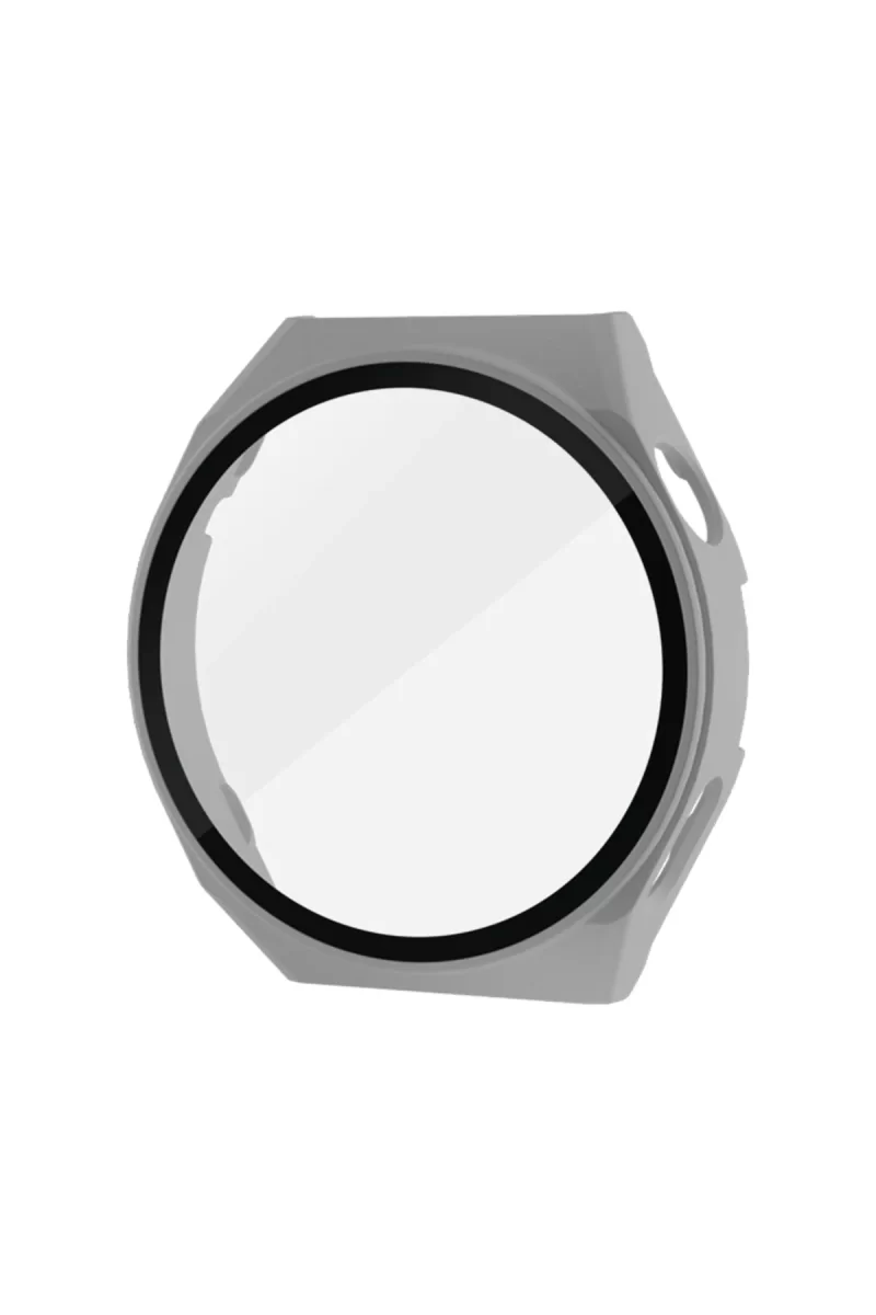 Newface Huawei Watch GT3 Pro 46mm Dota Camlı Kasa Ekran Koruyucu - Uzay Grisi