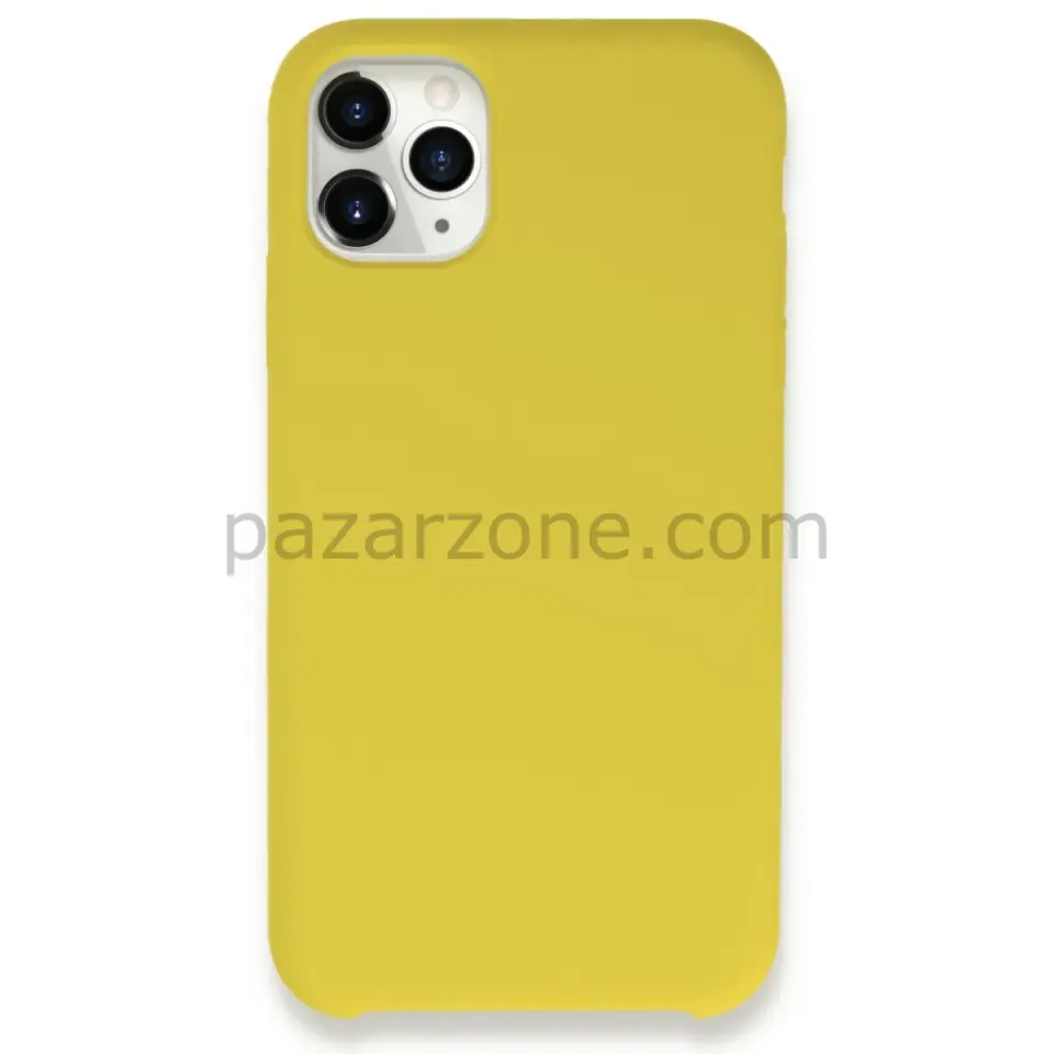Apple iPhone 11 Pro Kılıf Lansman Legant Silikon - Sarı