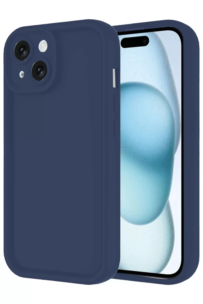 Newface Apple iPhone 14 Kılıf Viera Silikon - Lacivert