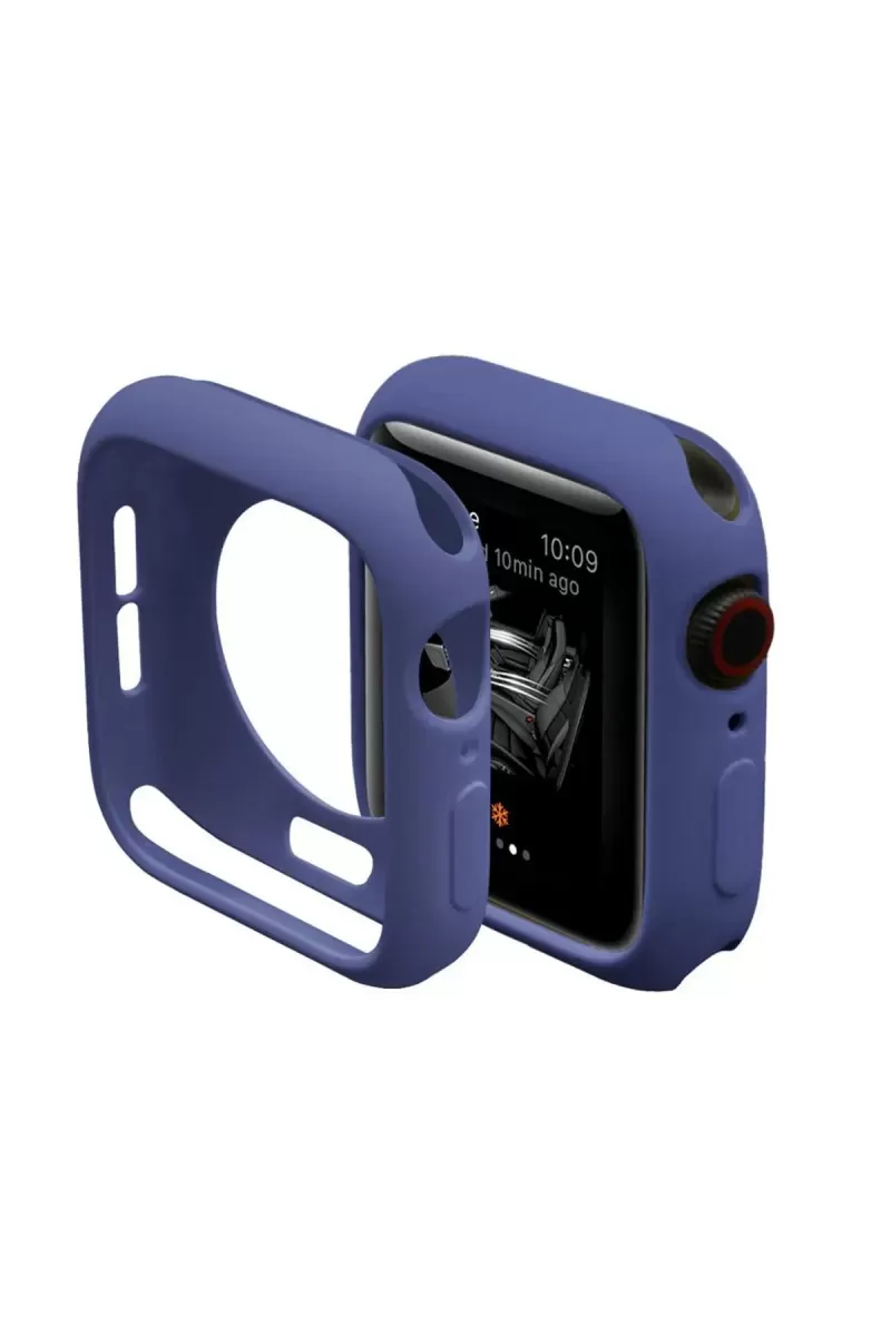 Newface Apple Watch 40mm Silikon Alt Kasa - Mavi