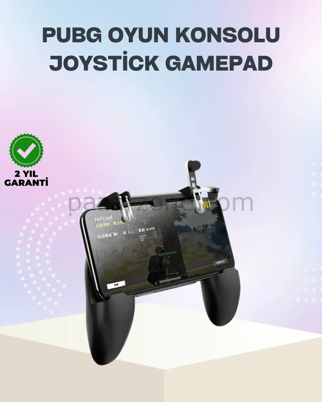 Mobil Oyunlar İçin Joystickli Ergonomik Gamepad Kontrol Cihazı