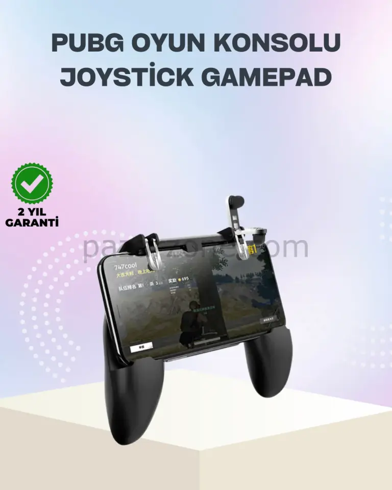 Mobil Oyunlar İçin Joystickli Ergonomik Gamepad Kontrol Cihazı