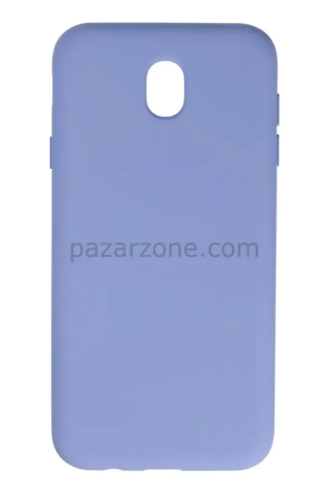 Newface Samsung Galaxy J7 Pro / J730 Kılıf Nano içi Kadife Silikon - Lila
