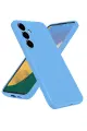 Newface Samsung Galaxy A36 Kılıf Nano içi Kadife Silikon - Mavi