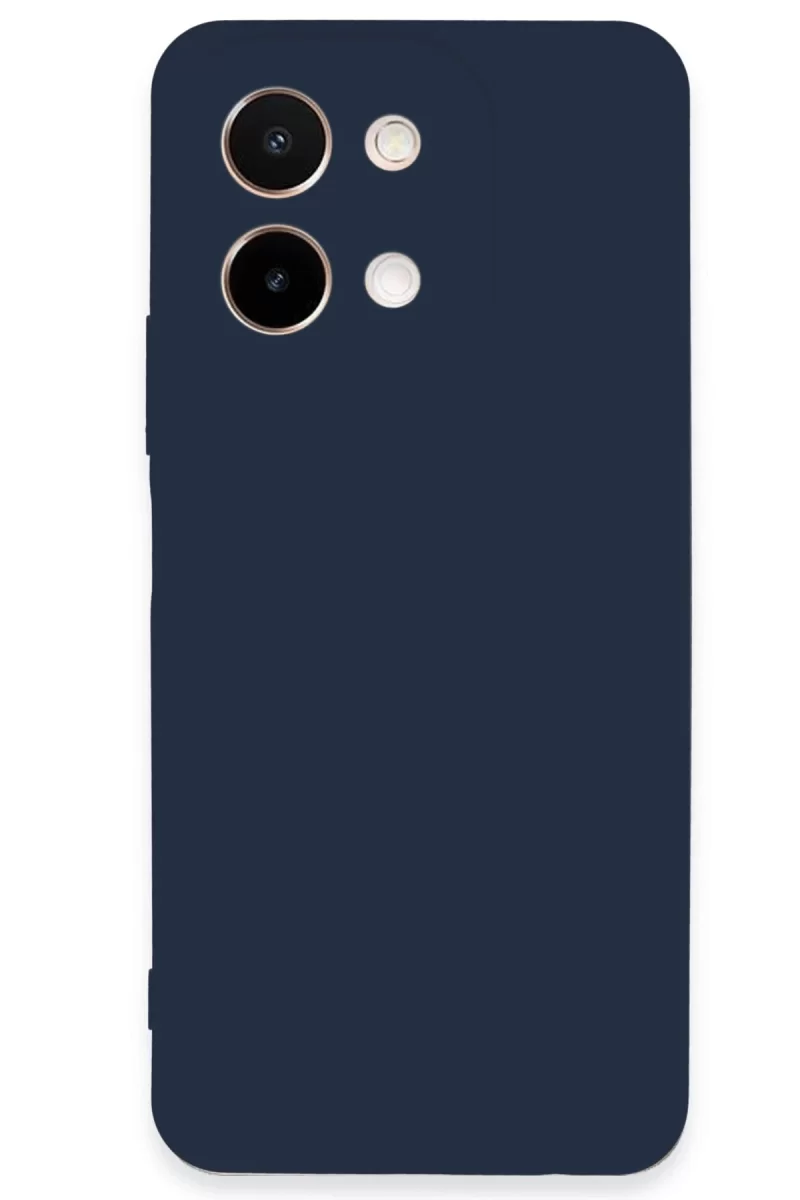 Newface Vivo Y28 Kılıf First Silikon - Lacivert
