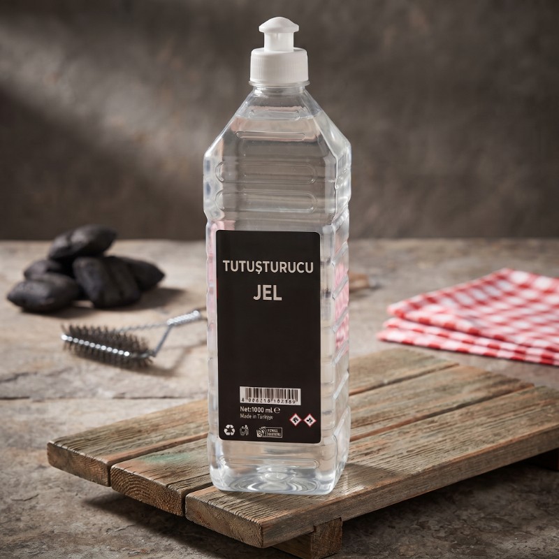 Çok Amaçlı Kokusuz Jel Yakıt - Dumansız Şömine ve Barbekü Yakacağı - 1 Litre