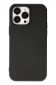 Newface Apple iPhone 15 Pro Kılıf Nano içi Kadife Silikon - Siyah