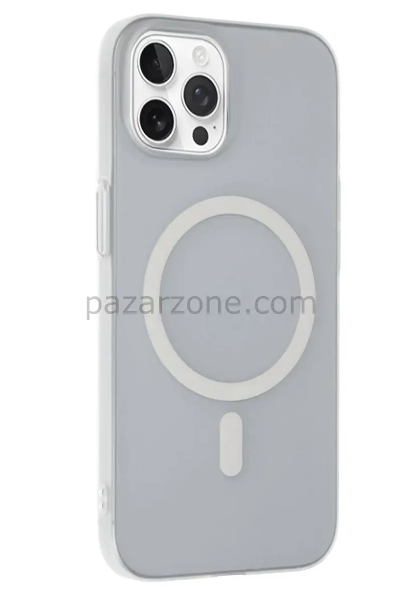 Joko Apple iPhone 15 Pro Max Tuna PC Slim Magsafe Kapak - Şeffaf