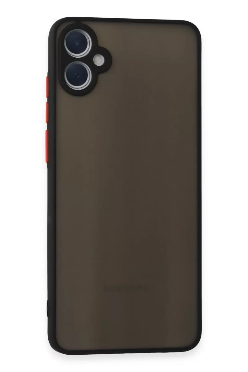 Newface Samsung Galaxy A05 Kılıf Montreal Silikon Kapak - Siyah