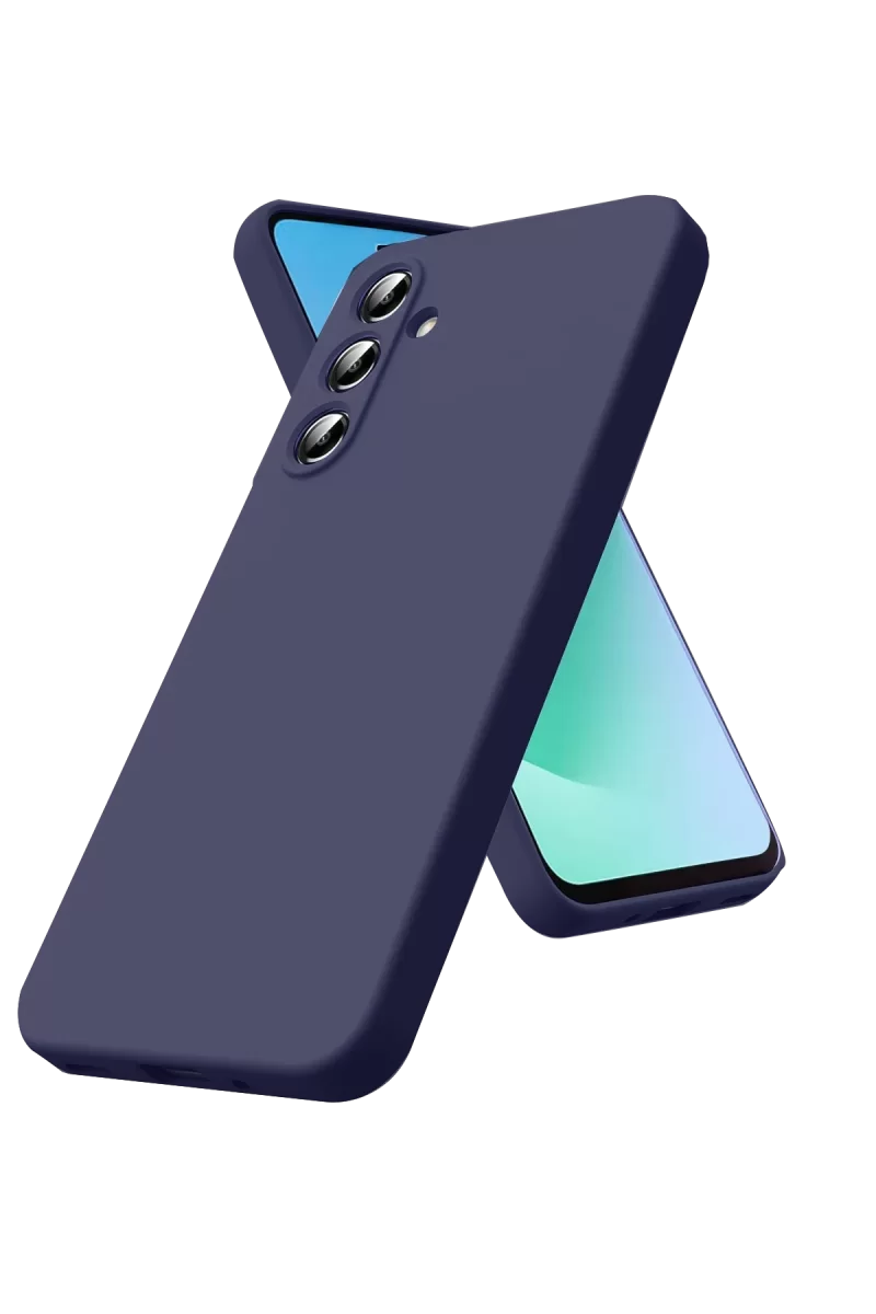 Newface Samsung Galaxy A17 5G Nano içi Kadife Silikon - Lacivert