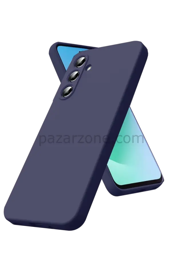 Newface Samsung Galaxy A17 5G Nano içi Kadife Silikon - Lacivert