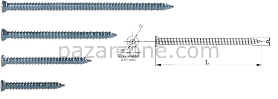 Buldex Vida 7,5X100 Dubelsiz Vida 10 cm 10 Adet