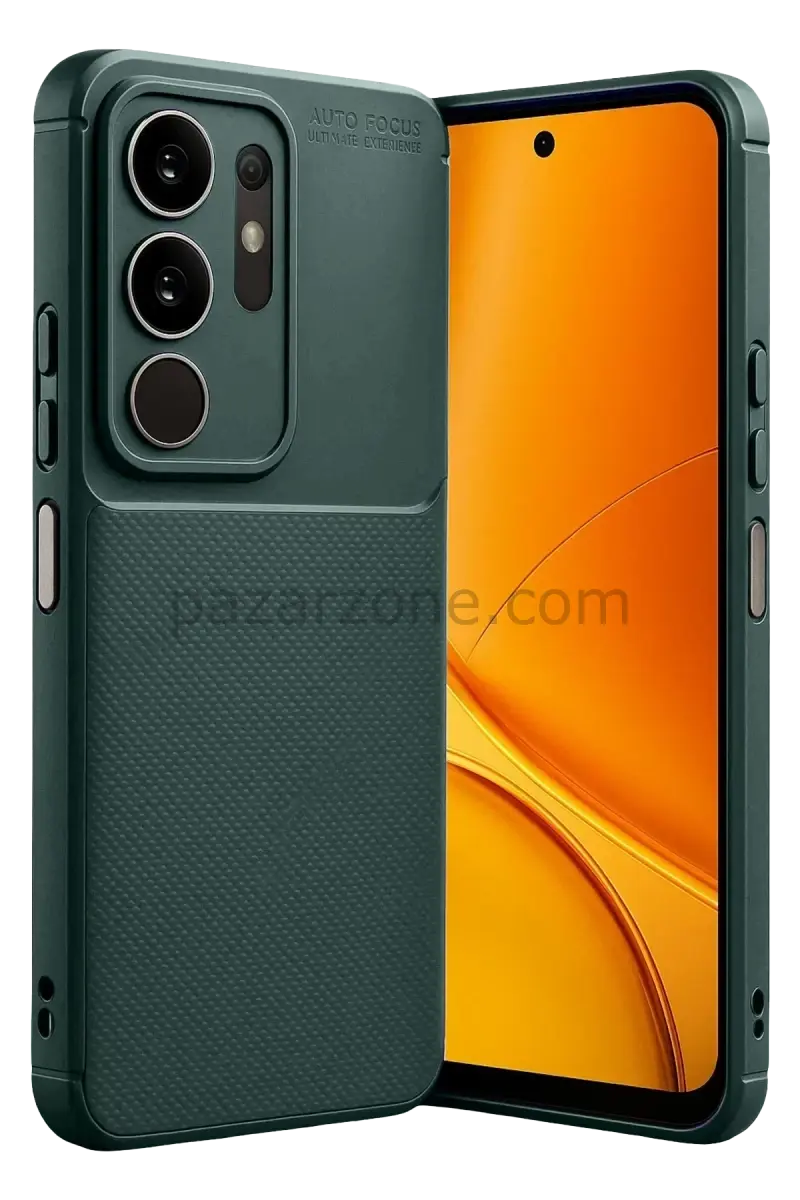 Newface Vivo Y29 4G Auto Focus Karbon Kapak - Koyu Yeşil