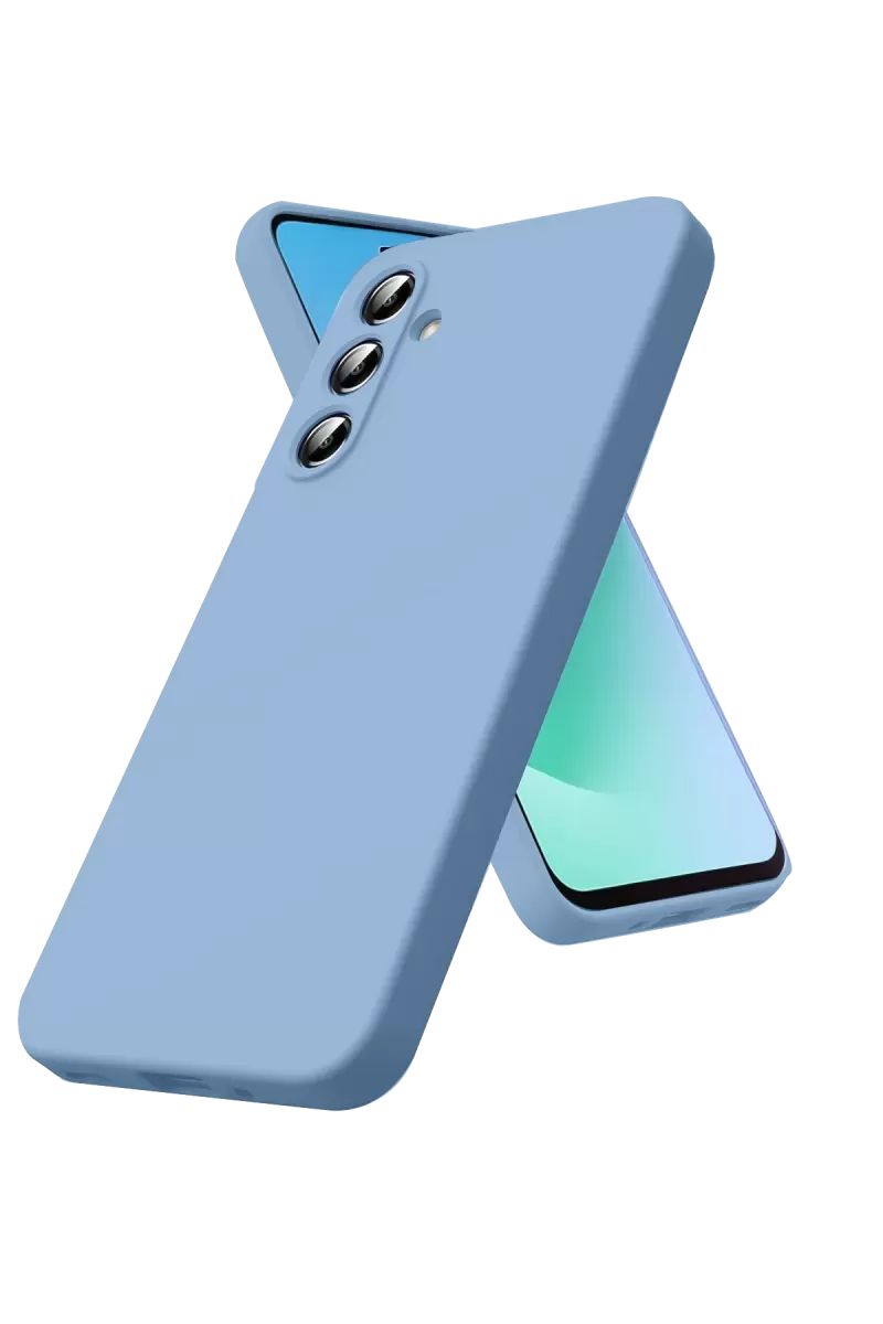Newface Samsung Galaxy A17 5G Nano içi Kadife Silikon - Mavi