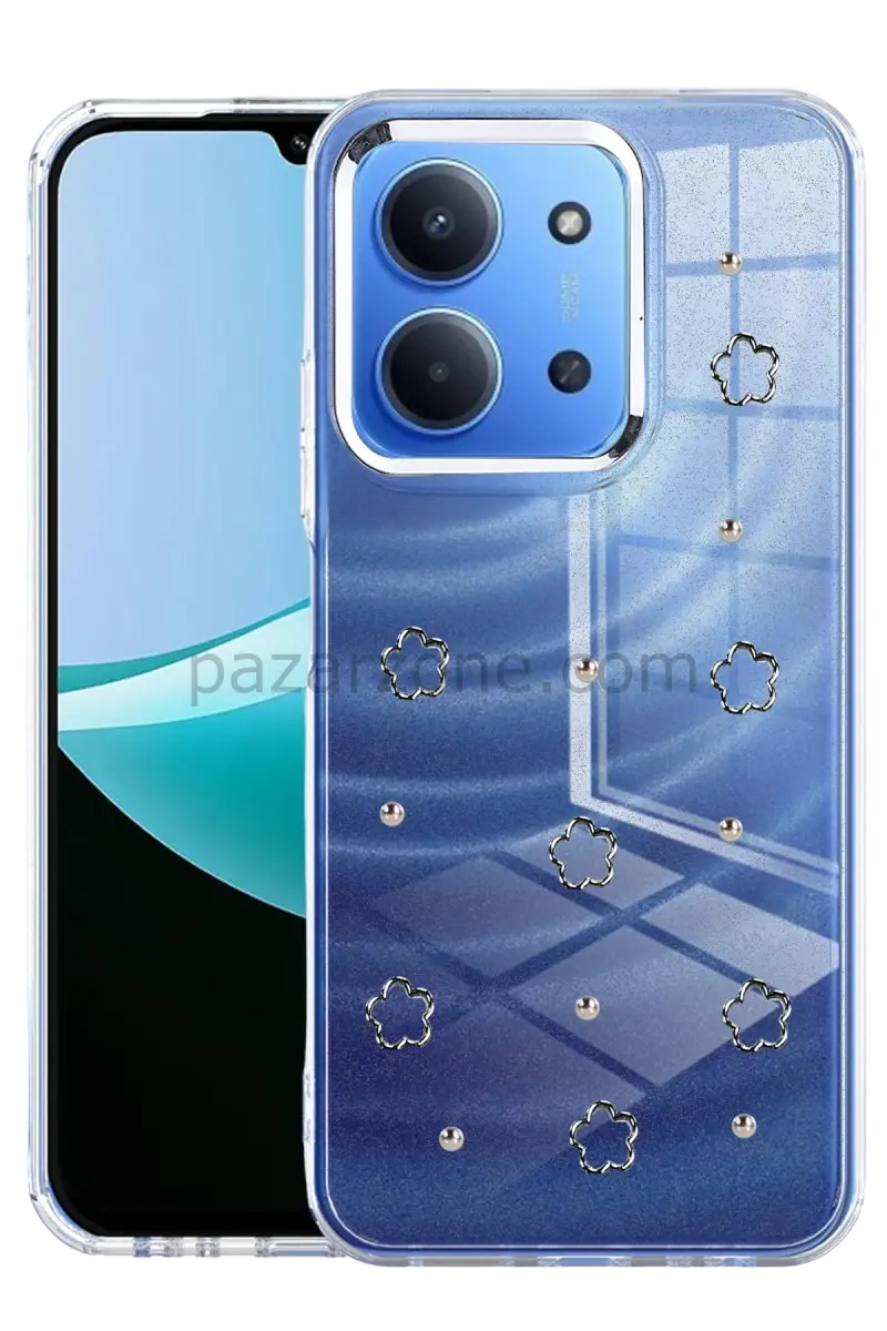 Newface Xiaomi Redmi 15C 4G Fiyonk Desenli Kapak - Desen 2