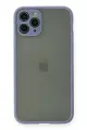 Newface Apple iPhone 11 Pro Kılıf Montreal Silikon Kapak - Gri