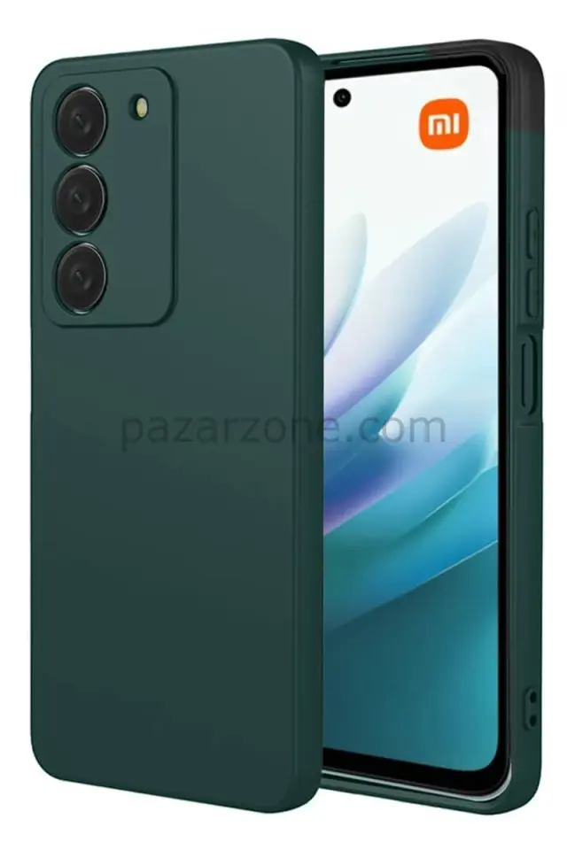 Newface Xiaomi Redmi 15 4G First Silikon - Koyu Yeşil