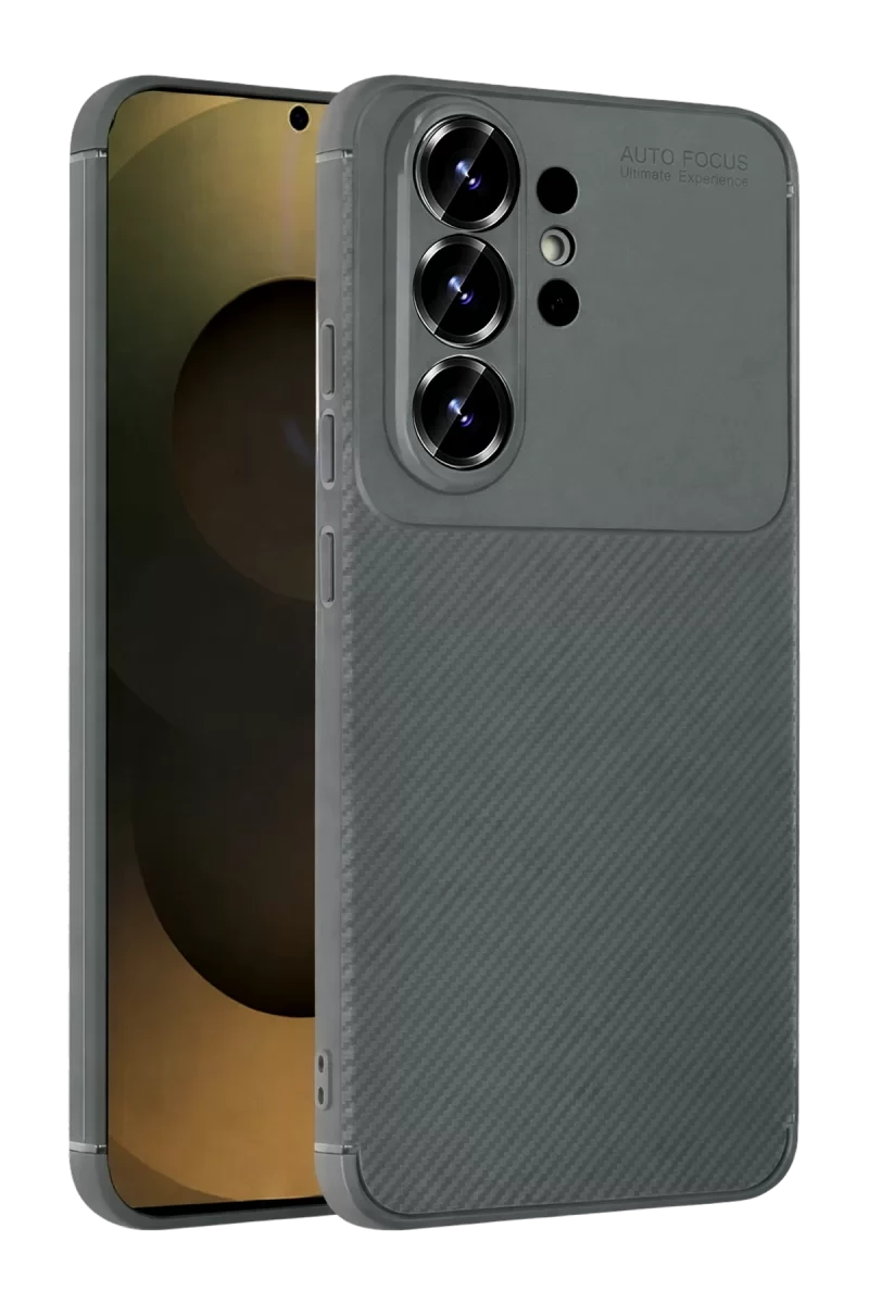 Newface Samsung Galaxy S26 Ultra Auto Focus Karbon Kapak - Gri