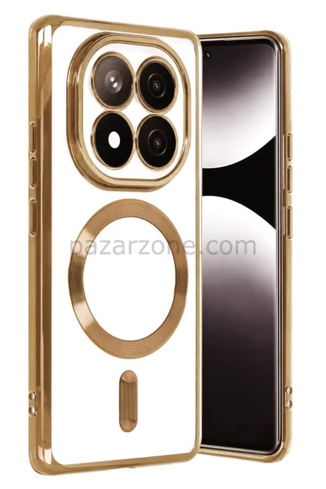 Newface Xiaomi Redmi Note 15 Pro Plus 5G Kross Magneticsafe Kapak - Gold
