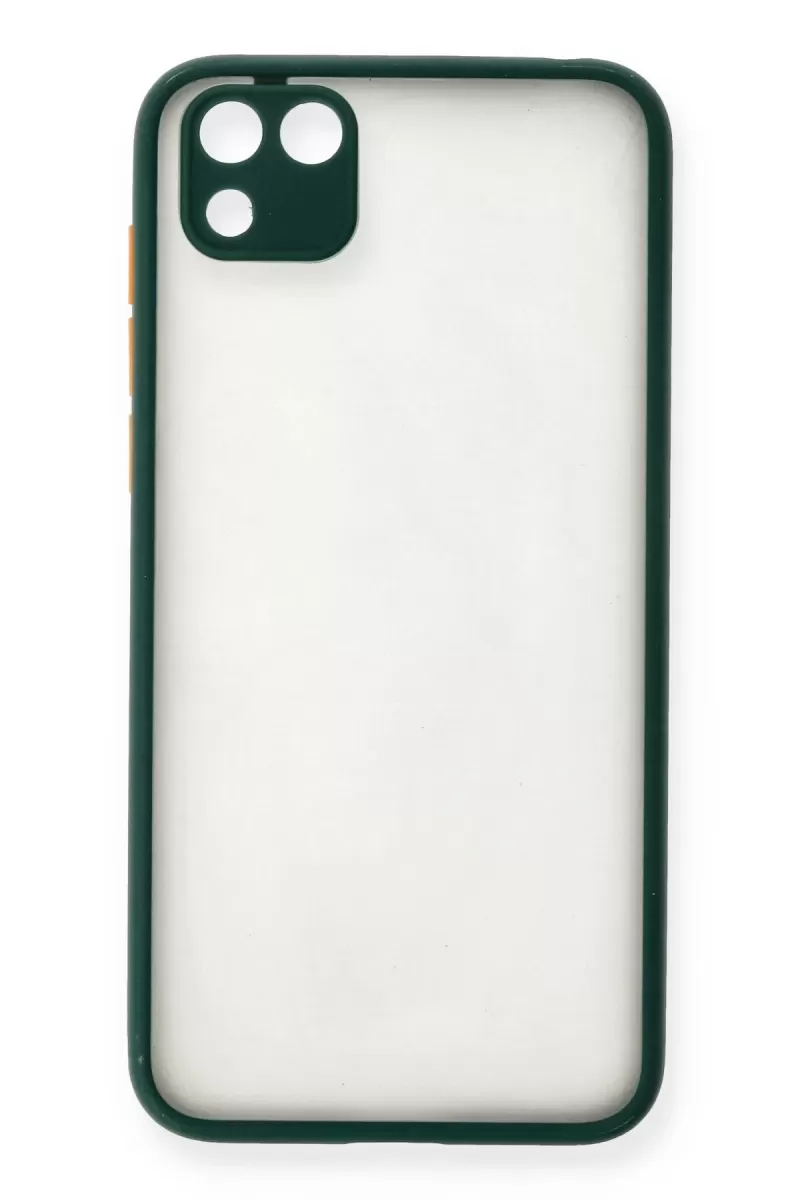 Newface Huawei Y5P Kılıf Montreal Silikon Kapak - Yeşil