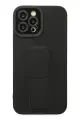 Newface Apple iPhone 12 Pro Max Kılıf Mega Standlı Silikon - Siyah