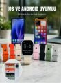 Akıllı Saat Bluetooth Arama Özellikli 7 Kordonlu Spor ve Günlük Kullanıma Uygun