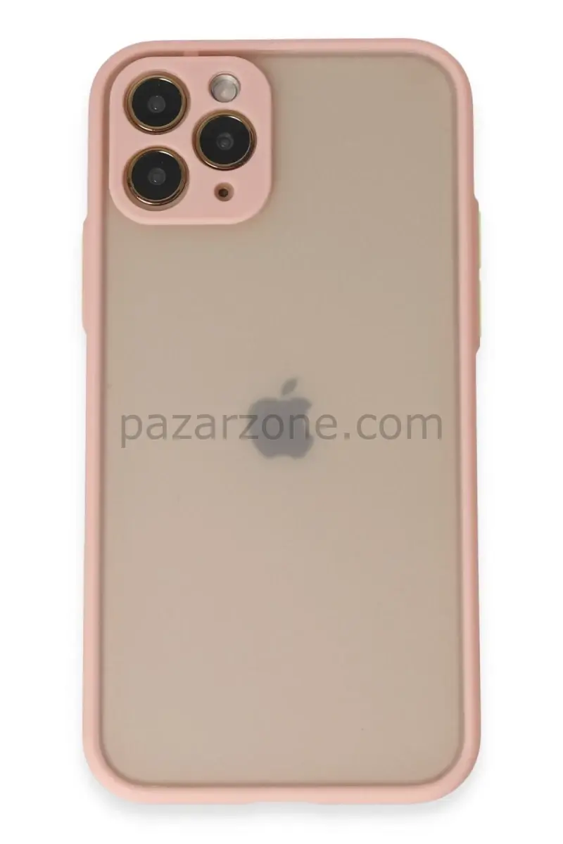 Newface Apple iPhone 11 Pro Kılıf Montreal Silikon Kapak - Pembe