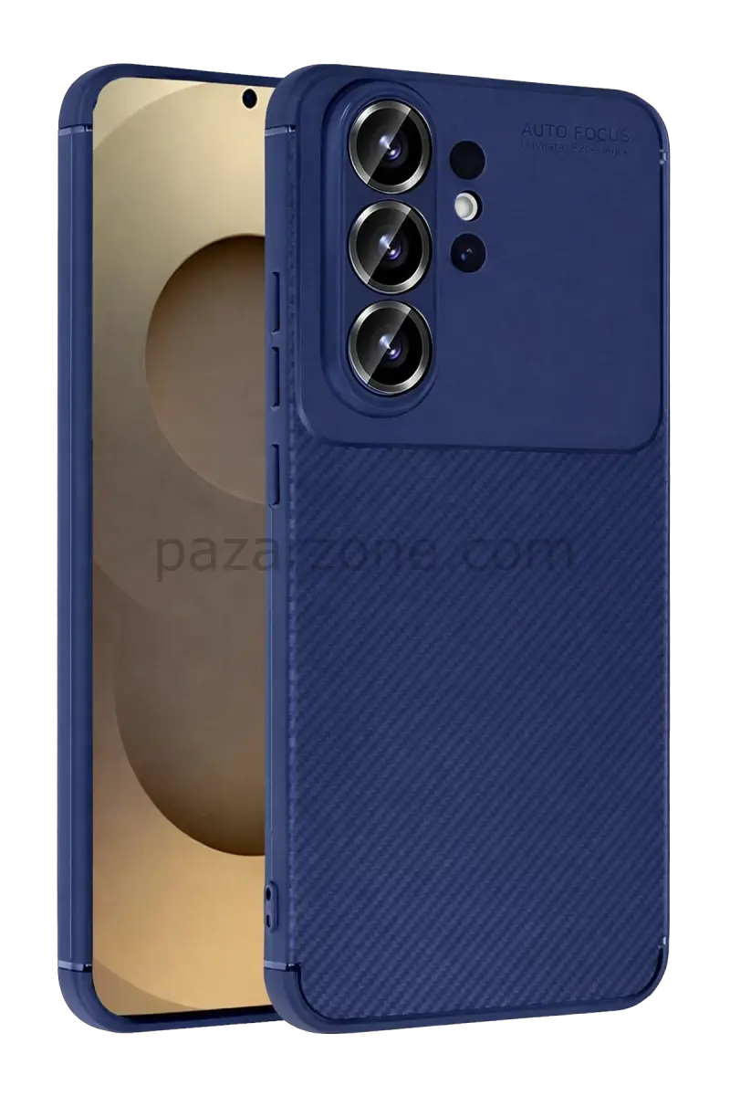 Newface Samsung Galaxy S26 Ultra Auto Focus Karbon Kapak - Lacivert