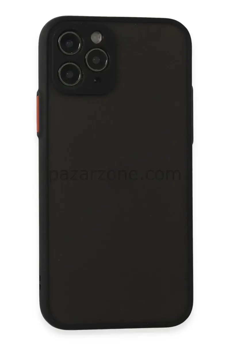 Newface Apple iPhone 11 Pro Kılıf Montreal Silikon Kapak - Siyah
