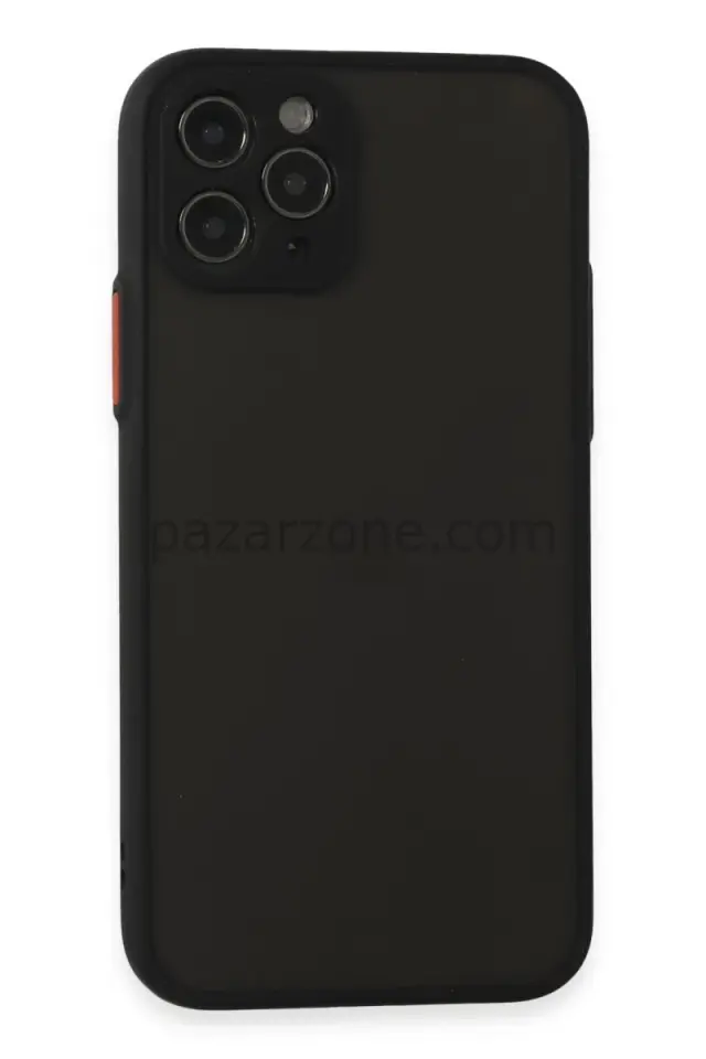 Newface Apple iPhone 11 Pro Kılıf Montreal Silikon Kapak - Siyah