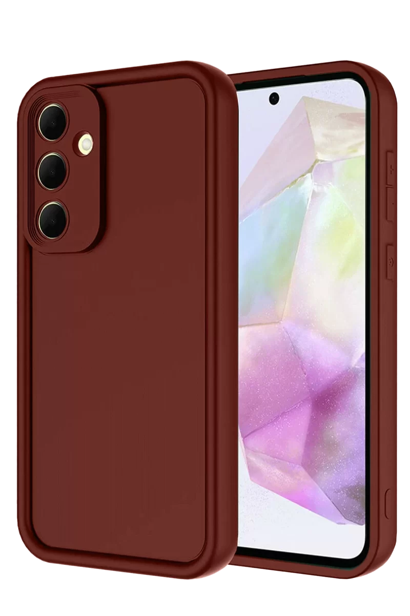 Newface Samsung Galaxy A36 Kılıf Viera Silikon - Bordo