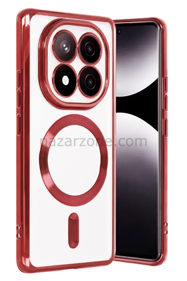 Newface Xiaomi Redmi Note 15 Pro Plus 5G Kross Magneticsafe Kapak - Kırmızı