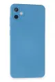 Newface Samsung Galaxy A05 Kılıf Nano içi Kadife Silikon - Mavi