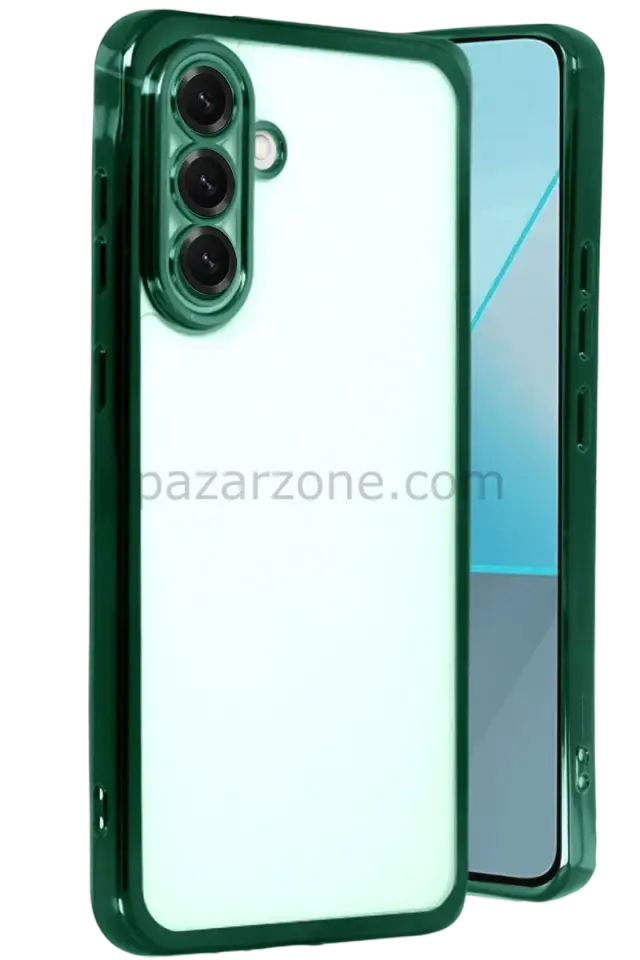Newface Samsung Galaxy A17 5G Razer Lensli Silikon - Yeşil