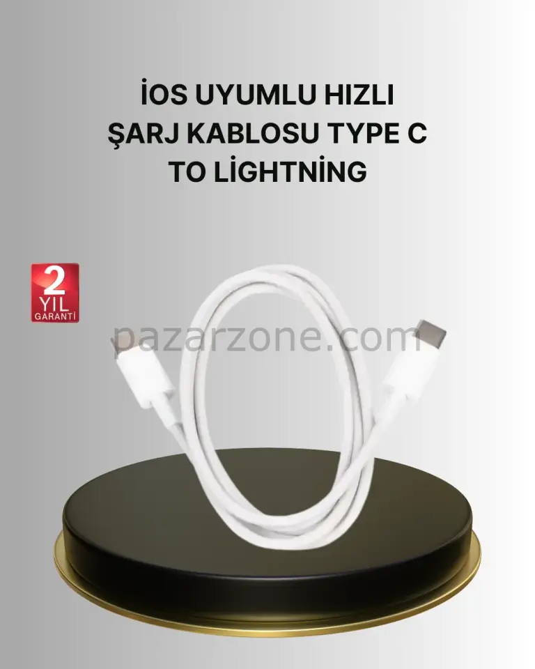 Yüksek Hızlı 30W 5.0A Type-C Kablo Şarj