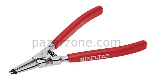 İzeltaş 3301 Dış Segman Pensi 180 mm Yaylı Düz