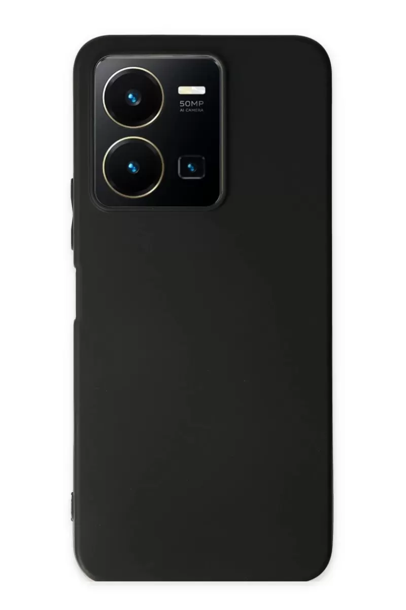 Newface Vivo Y35 Kılıf First Silikon - Siyah