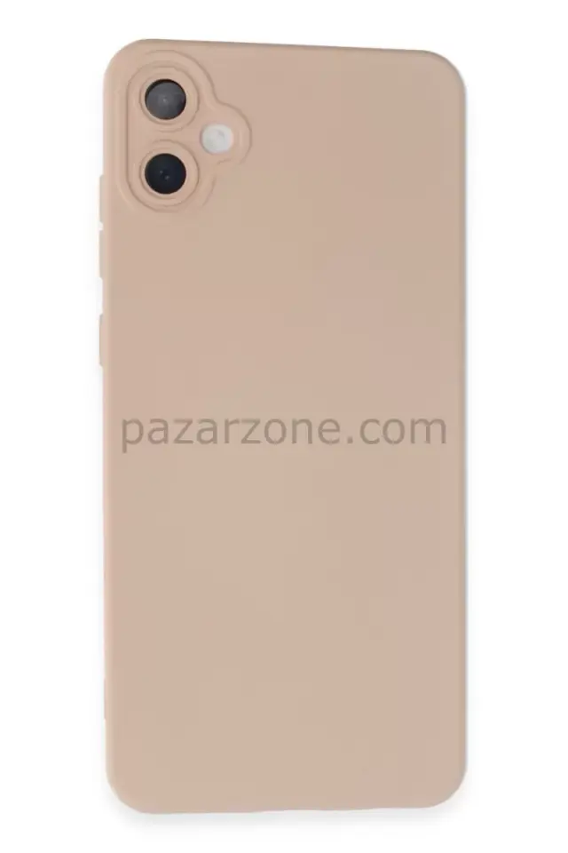 Newface Samsung Galaxy A05 Kılıf Nano içi Kadife Silikon - Pudra
