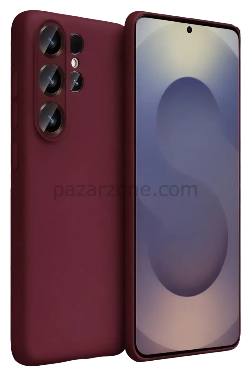 Newface Samsung Galaxy S26 Ultra First Silikon - Bordo