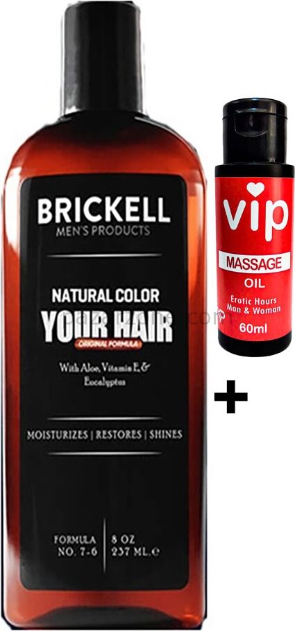 Brickell Saçsakal Beyazlatıcıerkeklere Özel Şampuan 237 ml + Vip Erotikmasaj Yağı