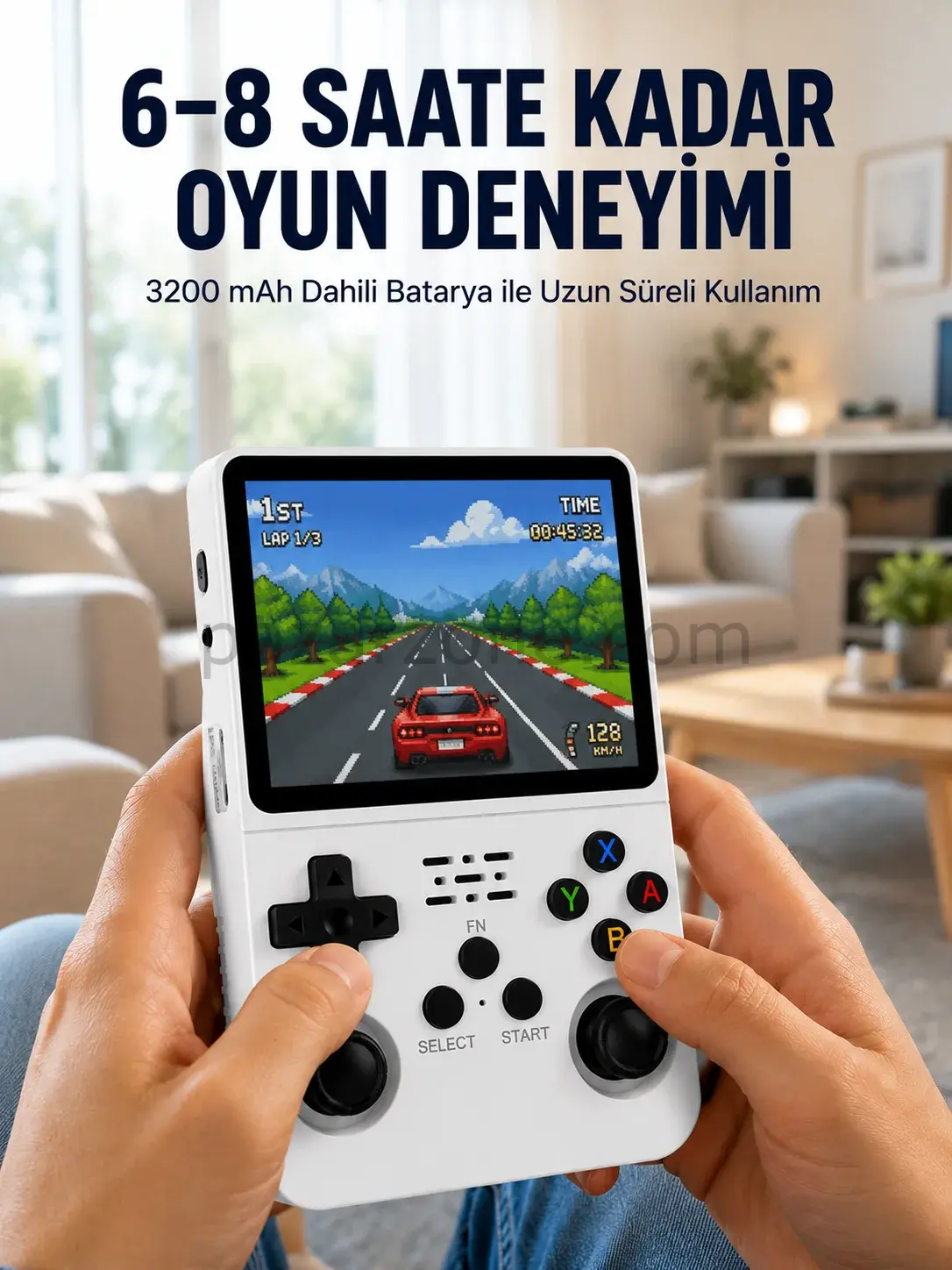 64 GB Retro Oyun Konsolu – Çoklu Emülatör Desteği, Linux Tabanlı Açık Sistem Yeni Nesil