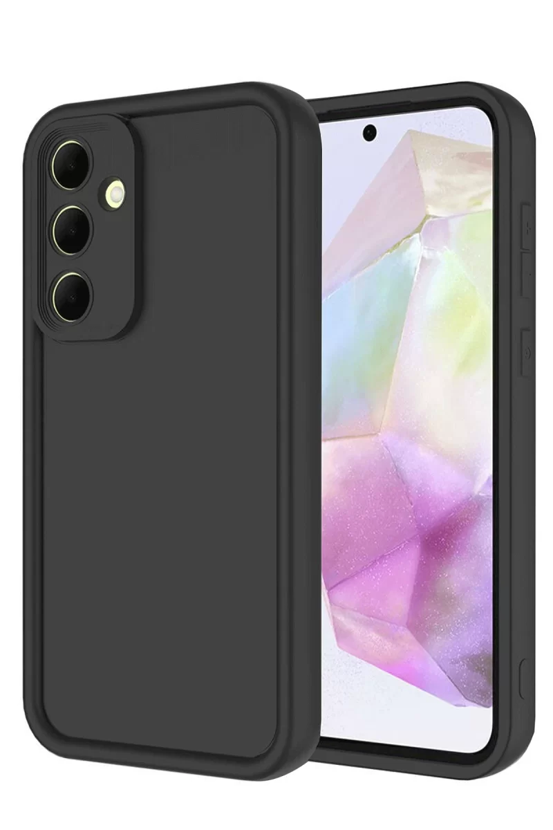 Newface Samsung Galaxy A36 Kılıf Viera Silikon - Siyah