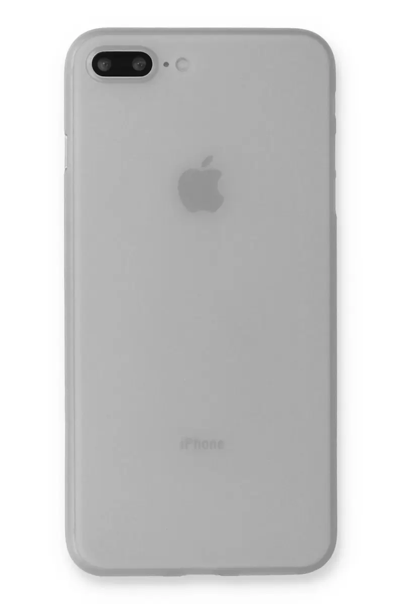 Newface Apple iPhone 7 Plus Kılıf PP Ultra İnce Kapak - Beyaz