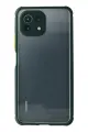 Newface Xiaomi Mİ 11 Lite Kılıf Miami Şeffaf Silikon - Koyu Yeşil