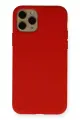 Newface Apple iPhone 11 Pro Kılıf Nano içi Kadife Silikon - Kırmızı