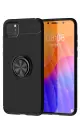 Newface Huawei Y5P Kılıf Range Yüzüklü Silikon - Siyah