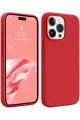 Newface Apple iPhone 15 Pro Kılıf First Silikon - Kırmızı