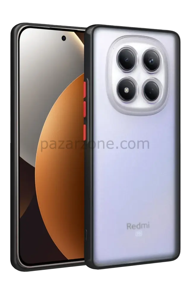 Newface Xiaomi Redmi Note 15 Pro Plus 5G Montreal Silikon Kapak - Siyah