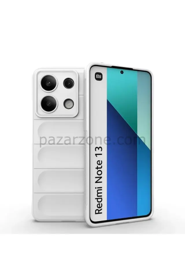 Newface Xiaomi Redmi Note 13 4G Kılıf Optimum Silikon - Krem